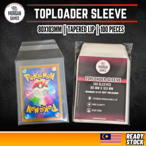 morgan 80x103mm 35pt toploader sleeve 100 pieces