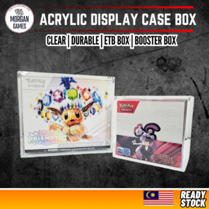 acrylic case for pokemon etb and pokemon booster box
