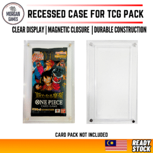 recessed case for tcg pack