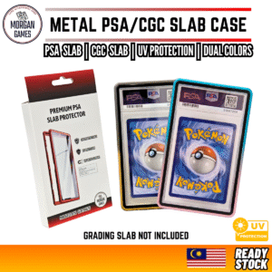 dual color magnetic metal slab case psa/cgc