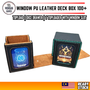pu leather window deck box 100+