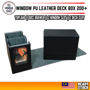 pu leather window deck box 200+