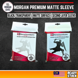 morgan premium matte sleeve 66x91mm 100 pieces