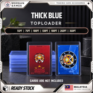 Thick Blue Toploader - 55PT to 360PT