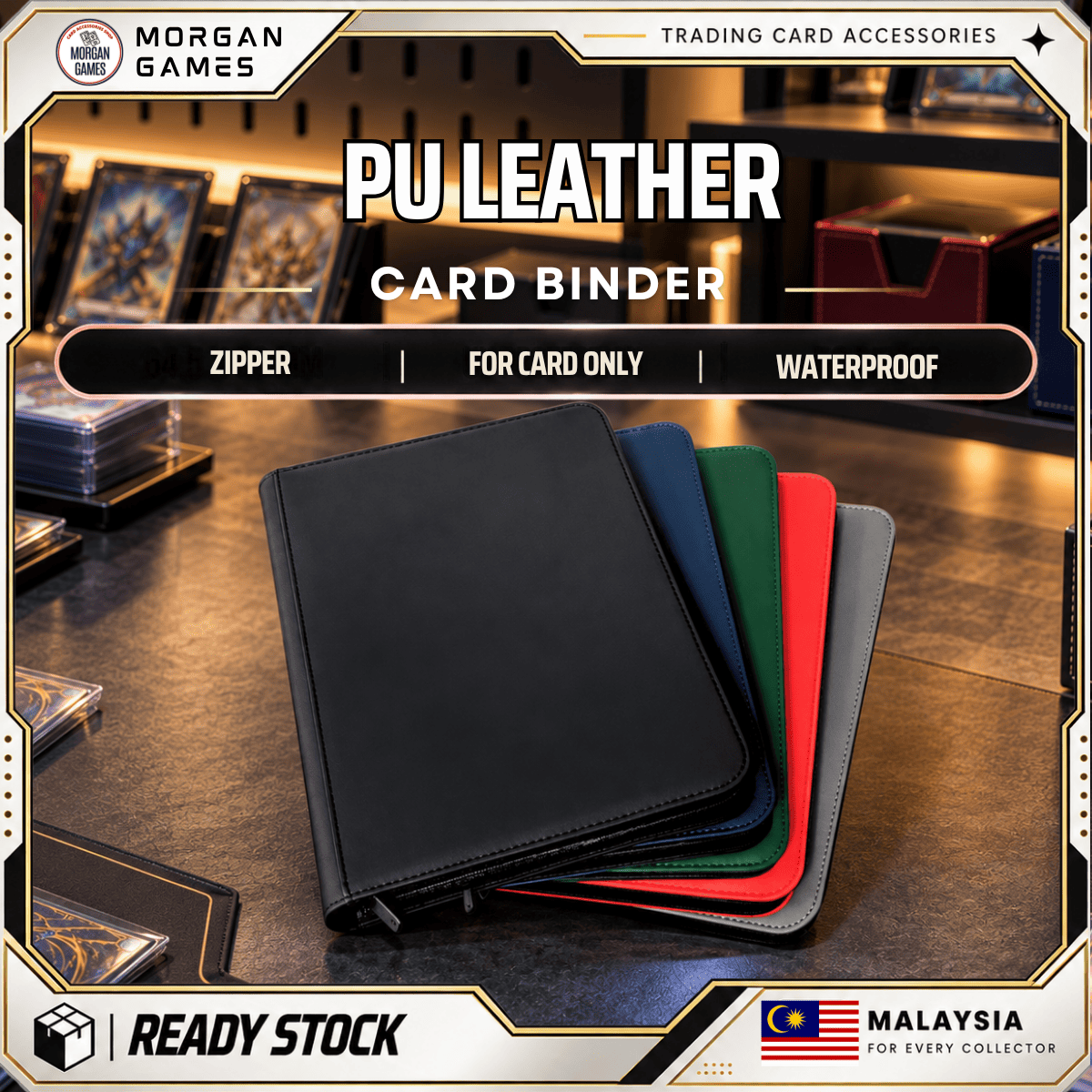 Morgan PU Leather Card Binder