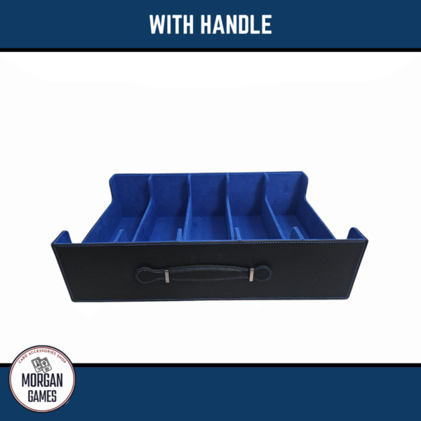 PU Leather 5-Drawer Card Storage Box - Morgan Games