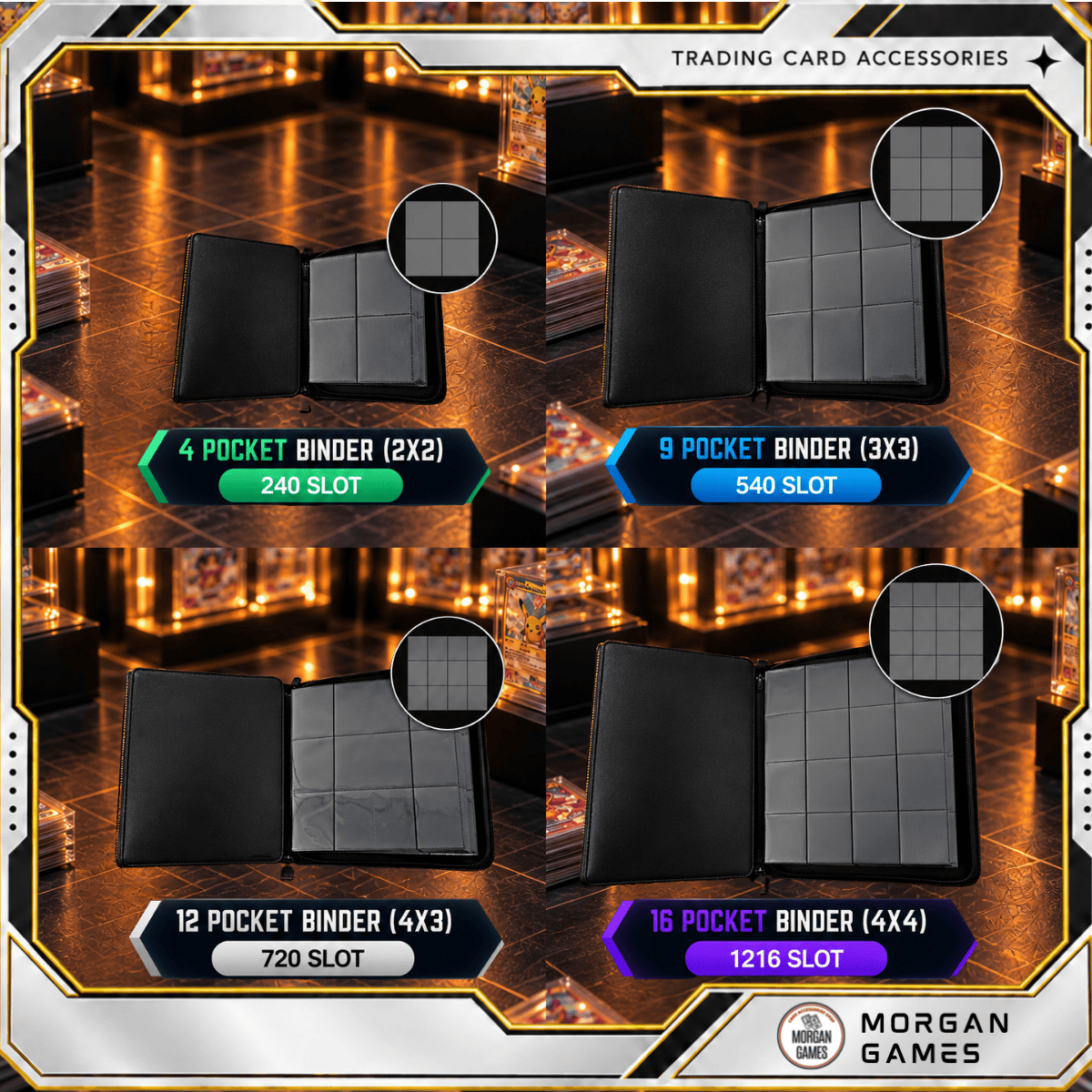 Morgan PU Leather Card Binder - Image 2