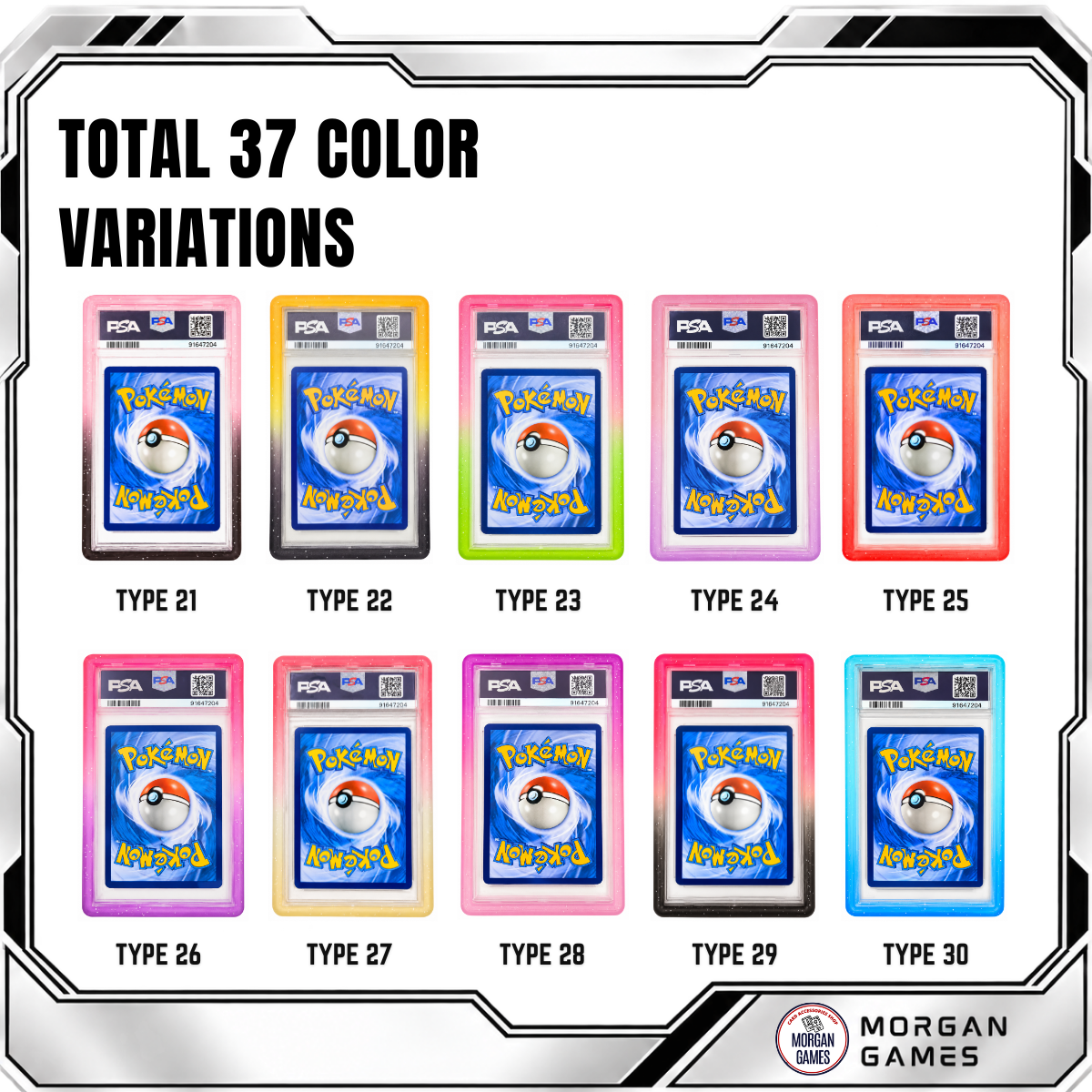 Hard TPU 35PT PSA Slab Bumper Protector - Mix Colored - Image 4