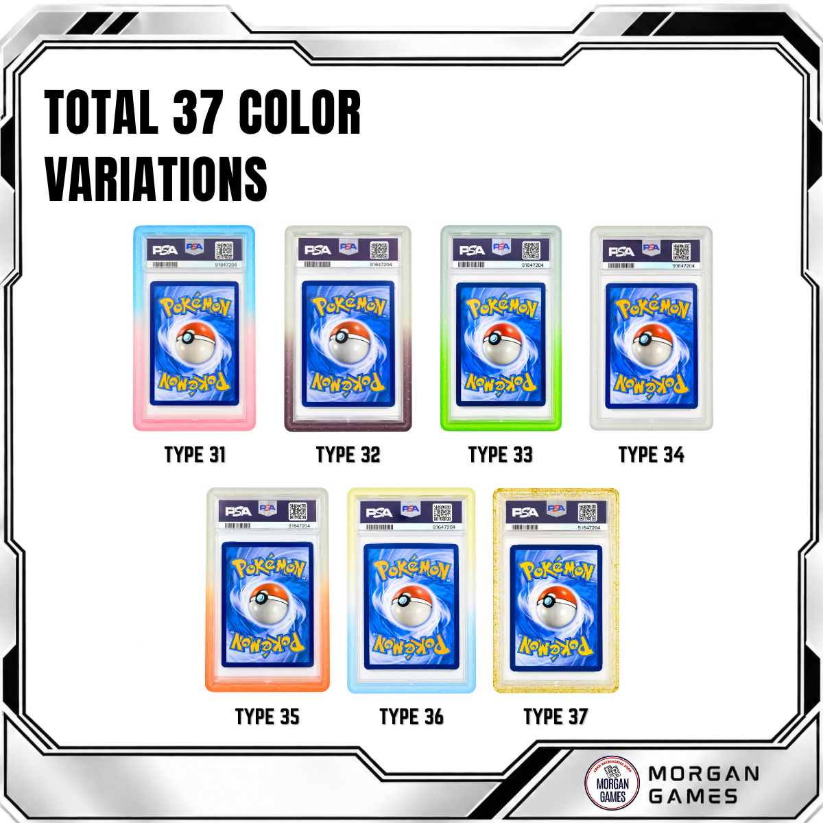 Hard TPU 35PT PSA Slab Bumper Protector - Mix Colored - Image 5