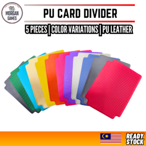 5 Pieces PU Leather Card Divider | Deck Separator For Card TCG