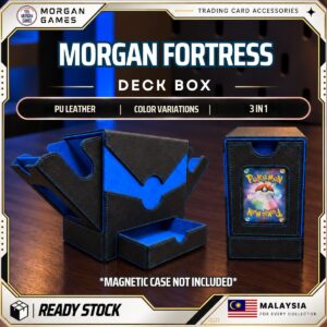 Morgan Fortress Box | Multi-Function TCG Card Storage & Display Box