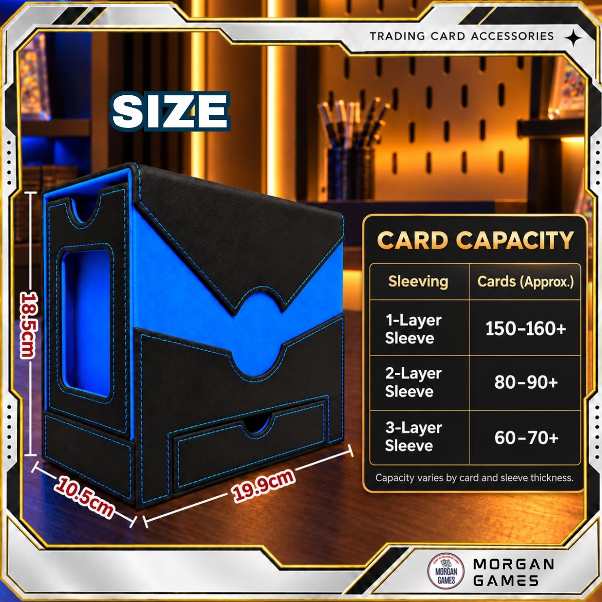 Morgan Fortress Box | Multi-Function TCG Card Storage & Display Box - Image 2