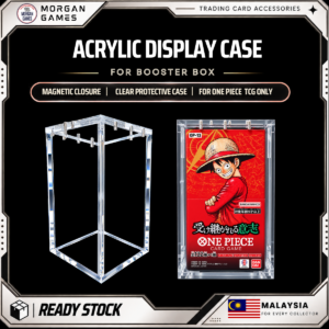 Acrylic Display Case for OP Booster box | Magnetic Closure | Clear Protective Case