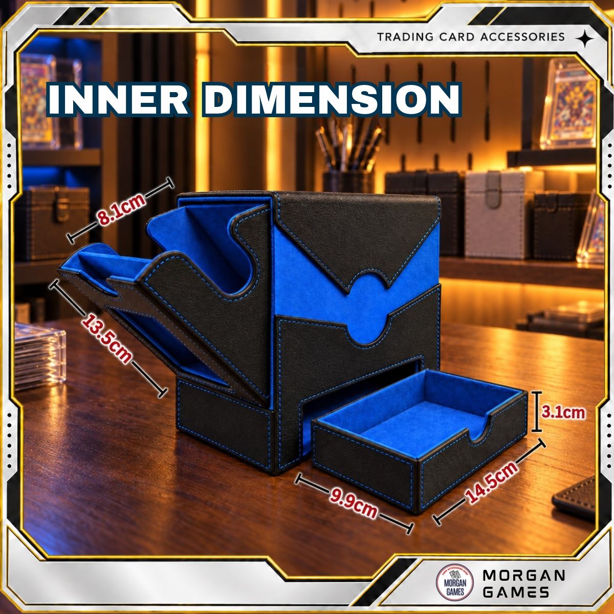 Morgan Fortress Box | Multi-Function TCG Card Storage & Display Box - Image 3